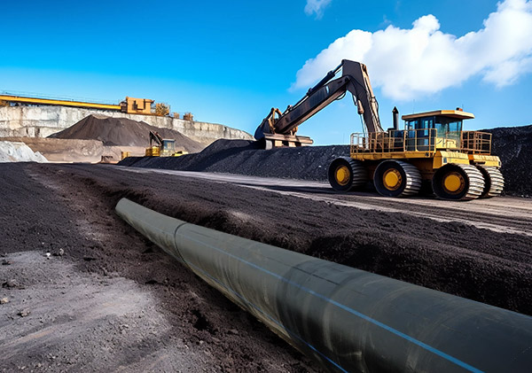 Pipelines de transport de mines