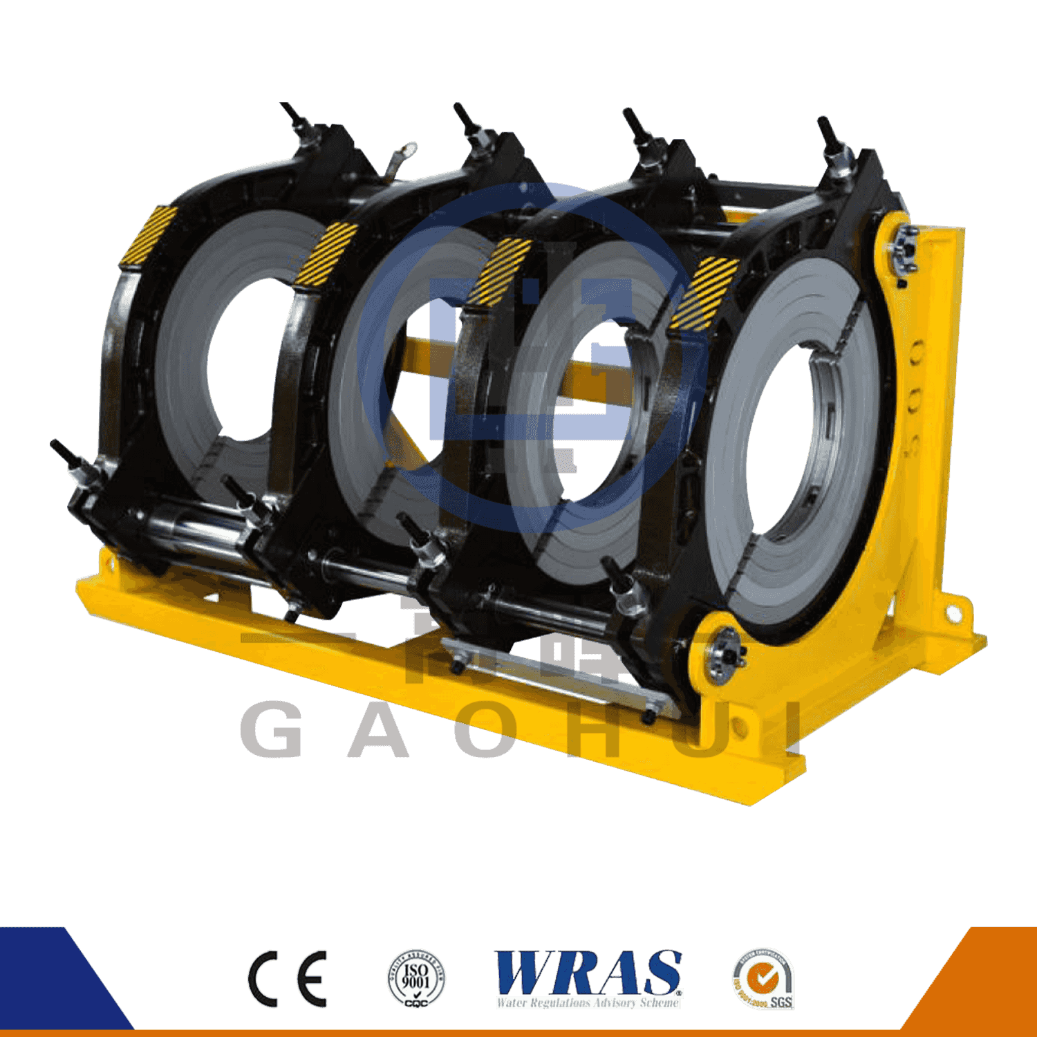 500 Machine de jointure de tuyaux HDPE semi-automatiques hydrauliques