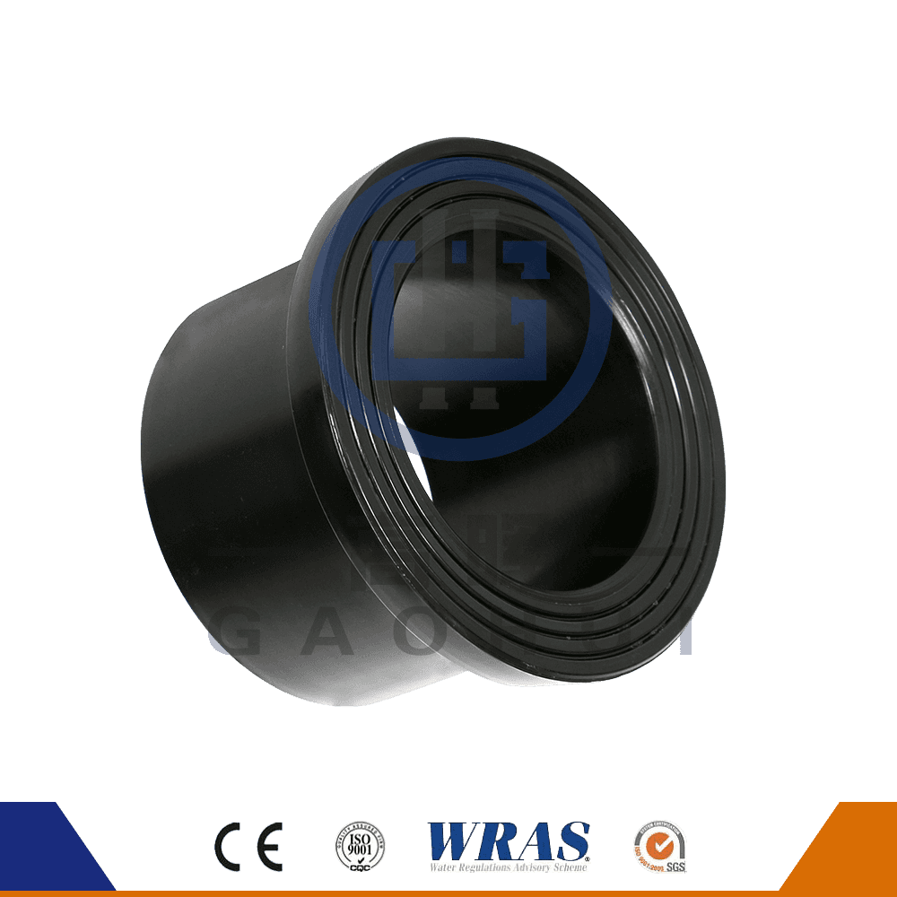 HDPE Mouade de crosse moulée Fusion Bride de bride pour tuyau d'eau